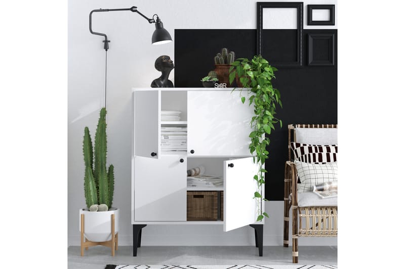 Desgrar Konsolbord 90x115 cm - Hvid - Møbler - Borde - Aflastningsbord - Konsolbord & sidebord