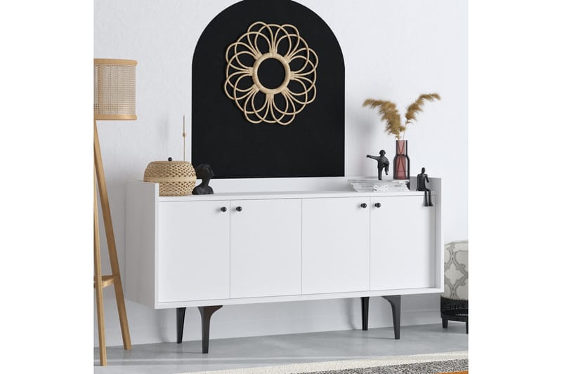 Desgrar Sidebord 150x80 cm - Hvid - Møbler - Borde - Aflastningsbord - Konsolbord & sidebord