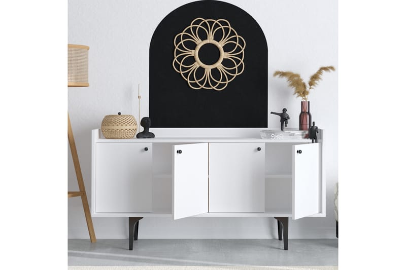Desgrar Sidebord 150x80 cm - Hvid - Møbler - Borde - Aflastningsbord - Konsolbord & sidebord