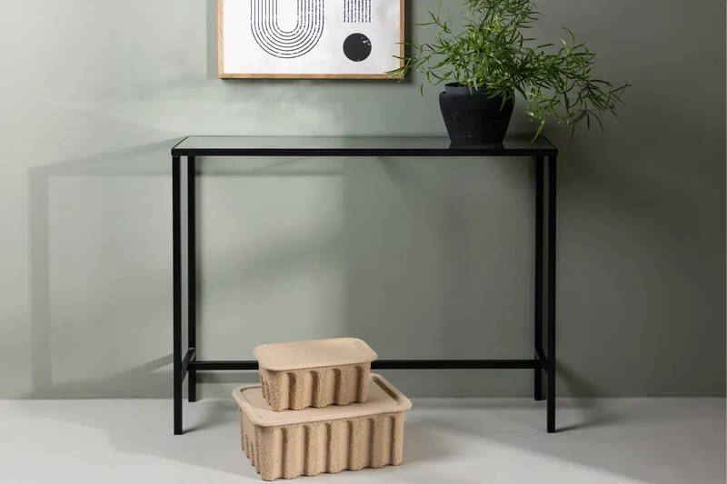 Dipp Skænk 100x30 cm - Sort - Møbler - Borde - Aflastningsbord - Konsolbord & sidebord