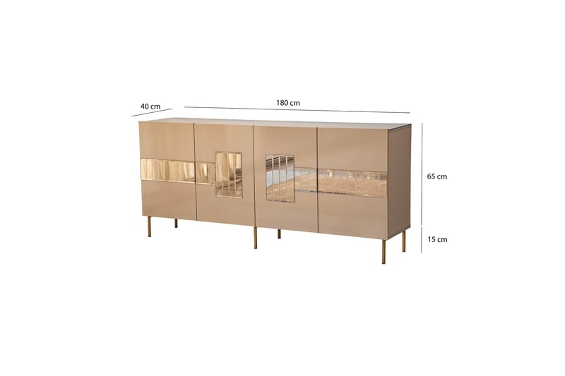 Djarhint Konsolbord 180 cm - Bronze - Møbler - Borde - Aflastningsbord - Konsolbord & sidebord