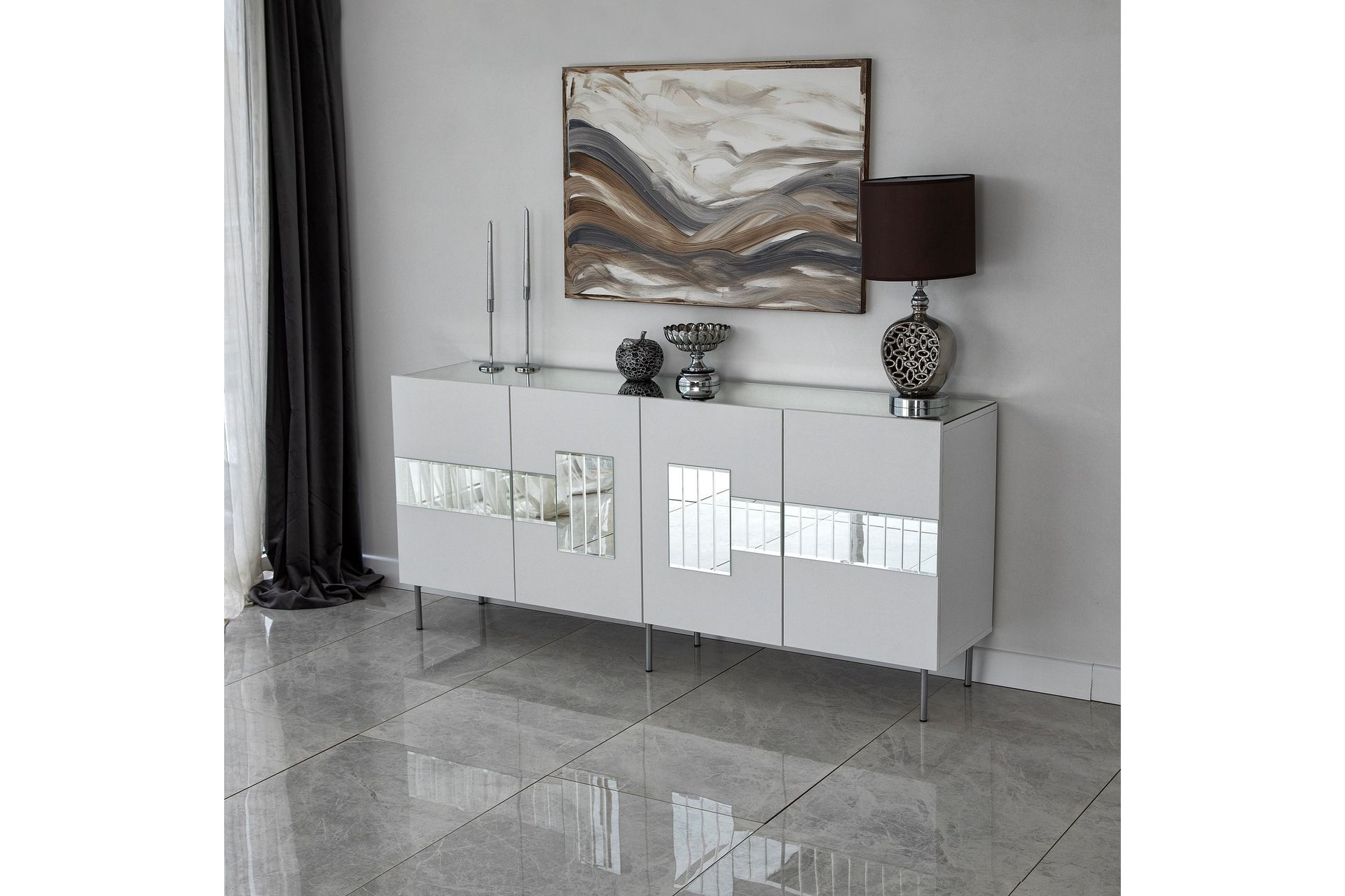 Djarhint Konsolbord 180 cm - Hvid - Møbler - Borde - Aflastningsbord - Konsolbord & sidebord