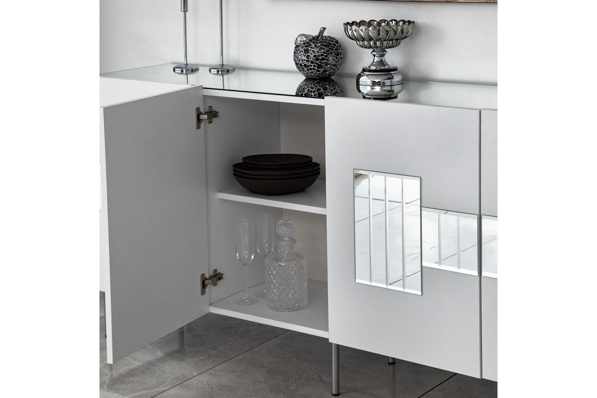 Djarhint Konsolbord 180 cm - Hvid - Møbler - Borde - Aflastningsbord - Konsolbord & sidebord