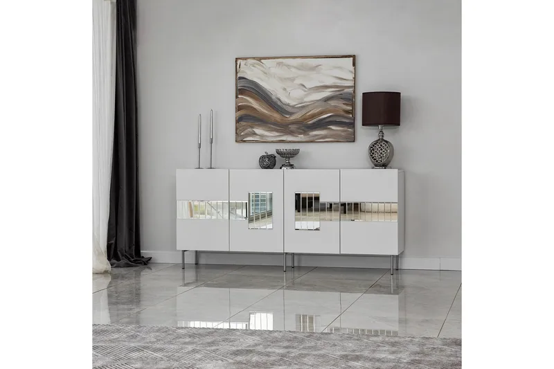 Djarhint Konsolbord 180 cm - Hvid - Opbevaring - Opbevaringsmøbler - Skænke & sideboards