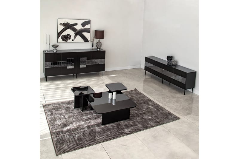 Djarhint Konsolbord 180 cm - Sort - Møbler - Borde - Aflastningsbord - Konsolbord & sidebord
