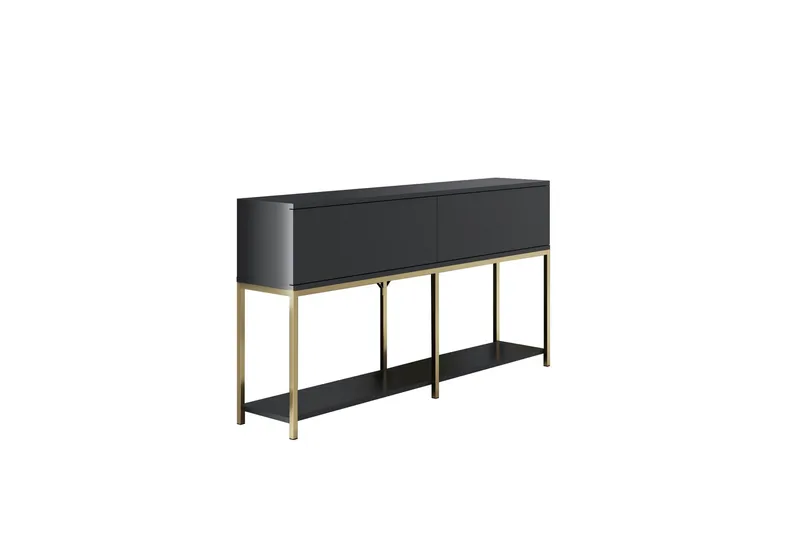 Dorlord Konsolbord 150 cm - Grå/Guld - Møbler - Borde - Aflastningsbord - Konsolbord & sidebord