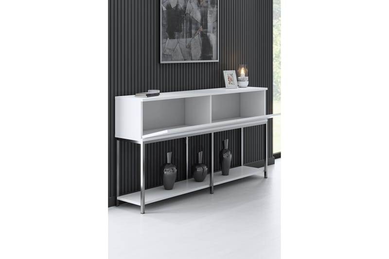 Dorlord Konsolbord 150 cm - Hvid/Grå - Møbler - Borde - Aflastningsbord - Konsolbord & sidebord