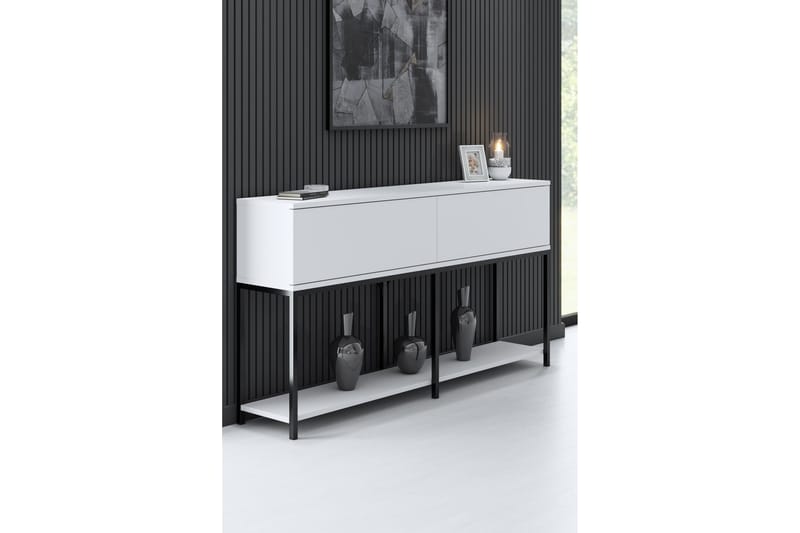 Dorlord Konsolbord 150 cm - Sort/Hvid - Møbler - Borde - Aflastningsbord - Konsolbord & sidebord