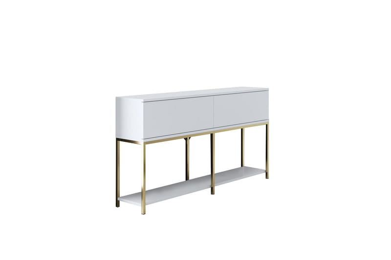 Dorlord Konsolbord 150 cm - Vit/Guld - Møbler - Borde - Aflastningsbord - Konsolbord & sidebord