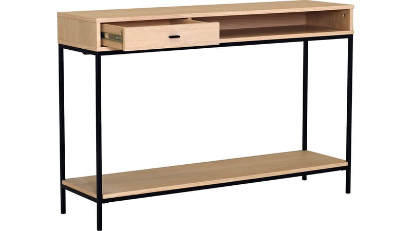 Konsolbord Eiknor - Hvidpigmenteret egefiner - Møbler - Borde - Aflastningsbord - Entrébord