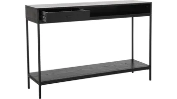Konsolbord Eiknor - Sortlakeret askefiner - Møbler - Borde - Aflastningsbord - Entrébord