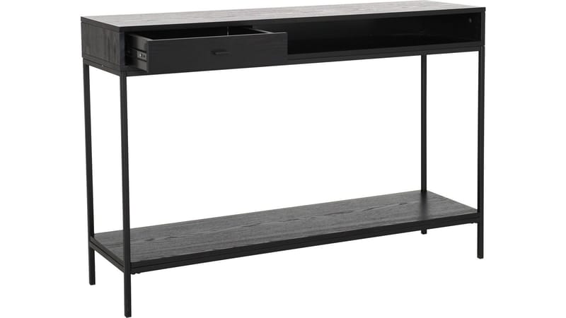 Konsolbord Eiknor - Sortlakeret askefiner - Møbler - Borde - Aflastningsbord - Entrébord