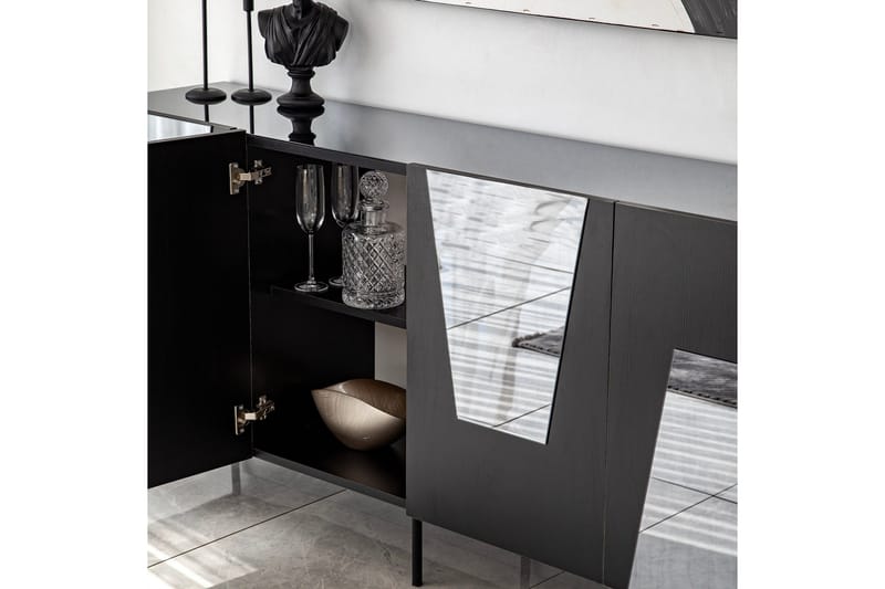 Eraclea Konsolbord 180 cm - Sort - Opbevaring - Opbevaringsmøbler - Skænke & sideboards