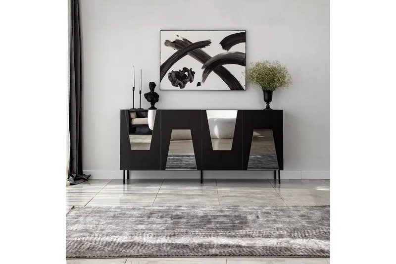 Eraclea Konsolbord 180 cm, Sort