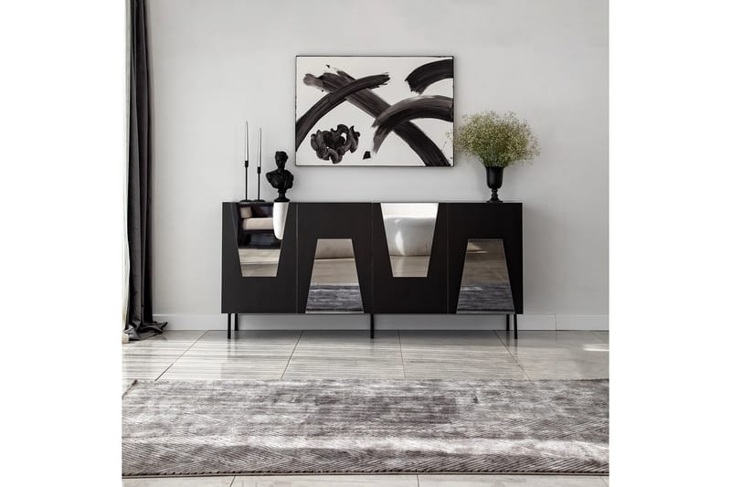 Eraclea Konsolbord 180 cm - Sort - Møbler - Borde - Aflastningsbord - Konsolbord & sidebord