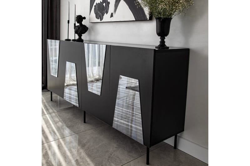 Eraclea Konsolbord 180 cm - Sort - Møbler - Borde - Aflastningsbord - Konsolbord & sidebord
