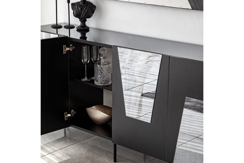 Eraclea Konsolbord 180 cm - Sort - Møbler - Borde - Aflastningsbord - Konsolbord & sidebord