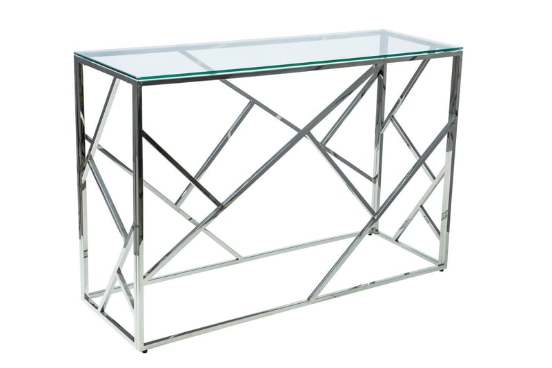 Escadan Konsolbord 120 cm - Glas/Sølv - Entrébord - Konsolbord & sidebord