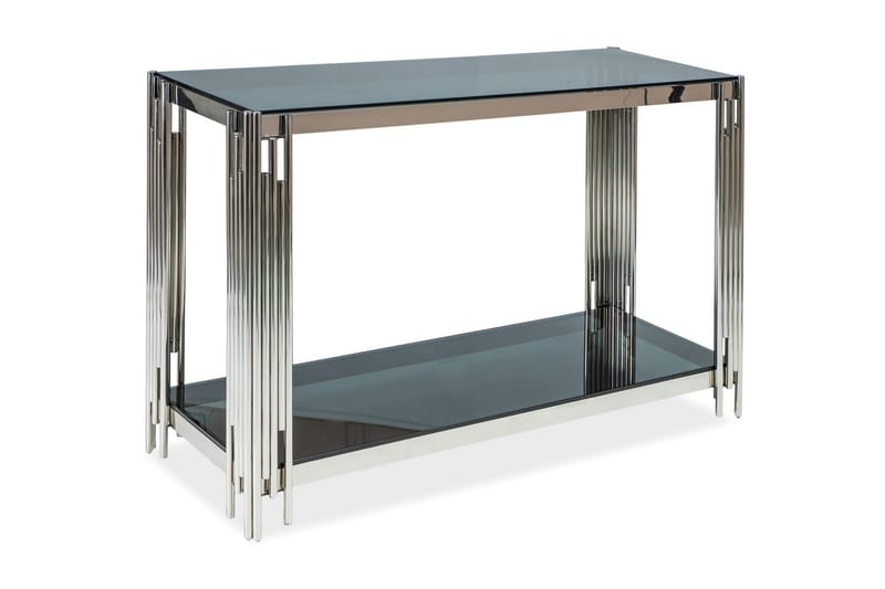 Fossilana Konsolbord 120 cm - Glas/Sølv - Entrébord - Konsolbord & sidebord