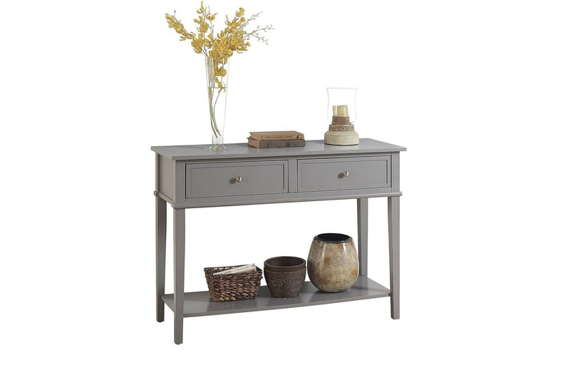 Franklin Konsolbord 104 cm Grå - Dorel Home - Møbler - Borde - Aflastningsbord - Konsolbord & sidebord