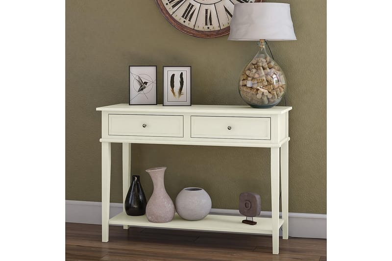 Franklin Konsolbord 104 cm Hvid - Dorel Home - Møbler - Borde - Aflastningsbord - Konsolbord & sidebord