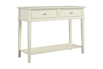 Franklin Konsolbord 104 cm Hvid - Dorel Home - Møbler - Borde - Aflastningsbord - Konsolbord & sidebord