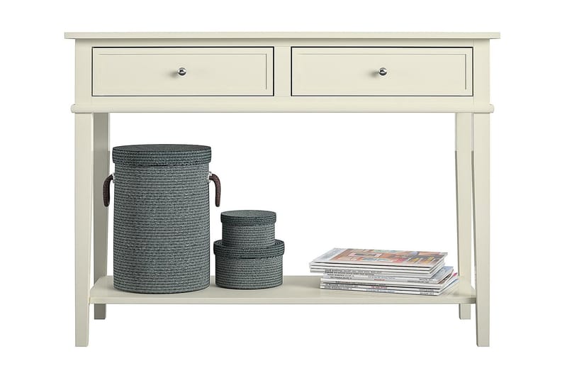 Franklin Konsolbord 104 cm Hvid - Dorel Home - Møbler - Borde - Aflastningsbord - Konsolbord & sidebord