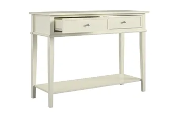 Franklin Konsolbord 104 cm Hvid - Dorel Home - Møbler - Borde - Aflastningsbord - Konsolbord & sidebord