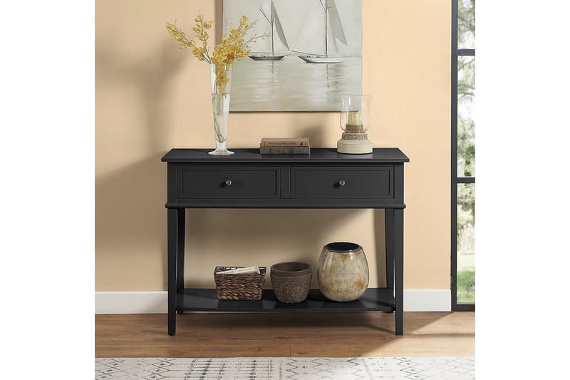 Franklin Konsolbord 104 cm Sort - Dorel Home - Møbler - Borde - Aflastningsbord - Konsolbord & sidebord