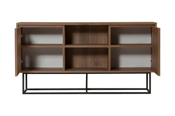 Gawlow Konsolbord 140 cm - Mørkebrun / sort - Møbler - Borde - Aflastningsbord - Konsolbord & sidebord