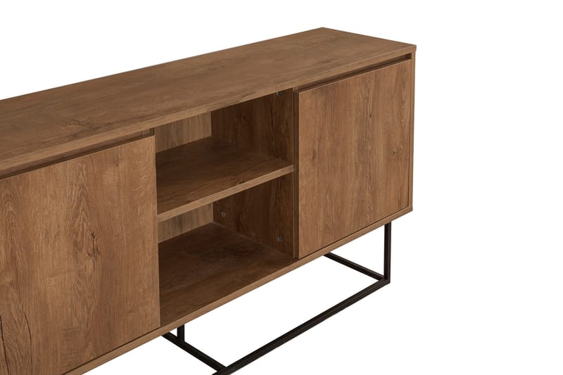 Gawlow Konsolbord 140 cm - Mørkebrun / sort - Møbler - Borde - Aflastningsbord - Konsolbord & sidebord