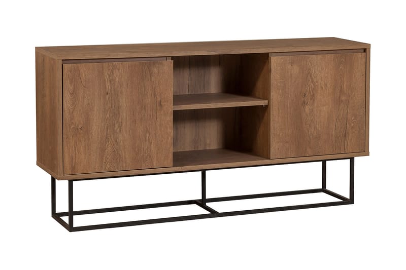 Gawlow Konsolbord 140 cm - Mørkebrun / sort - Møbler - Borde - Aflastningsbord - Konsolbord & sidebord