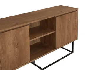 Gawlow Konsolbord 140 cm - Mørkebrun / sort - Møbler - Borde - Aflastningsbord - Konsolbord & sidebord