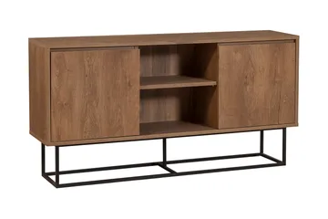 Gawlow Konsolbord 140 cm - Mørkebrun / sort - Møbler - Borde - Aflastningsbord - Konsolbord & sidebord