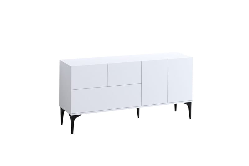 Glise Konsolbord 150 cm - Sort/Hvid - Opbevaring - Opbevaringsm øbler - Skænke & sideboards