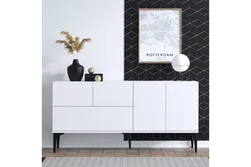Glise Konsolbord 150 cm - Sort/Hvid - Opbevaring - Opbevaringsmøbler - Skænke & sideboards