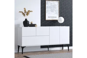Glise Konsolbord 150 cm - Sort/Hvid - Opbevaring - Opbevaringsmøbler - Skænke & sideboards