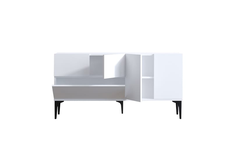 Glise Konsolbord 150 cm - Sort/Hvid - Møbler - Borde - Aflastningsbord - Konsolbord & sidebord