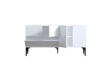Glise Konsolbord 150 cm - Sort/Hvid - Opbevaring - Opbevaringsmøbler - Skænke & sideboards