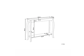 Hartford konsolbord 100 cm - Hvid - Møbler - Borde - Aflastningsbord - Konsolbord & sidebord