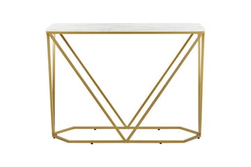 Konsolbord Hazen Hvid, guld - Hvid, guld - Møbler - Borde - Aflastningsbord - Entrébord