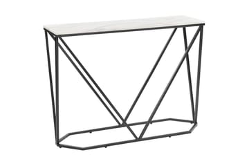 Konsolbord Hazen Hvid, Sort