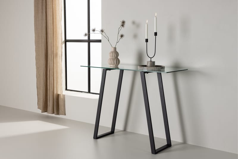 Horten Skænk 100x40 cm - Sort - Møbler - Borde - Aflastningsbord - Konsolbord & sidebord
