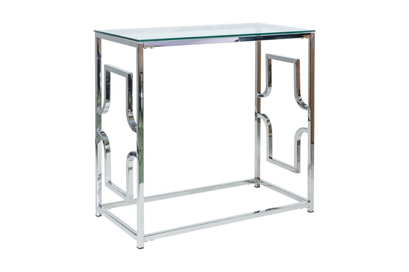 Humedal Konsolbord 80 cm - Glas/Sølv - Entrébord - Konsolbord & sidebord