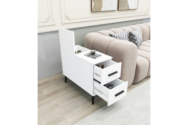 Island Skænk 30 cm - Hvid - Møbler - Borde - Aflastningsbord - Konsolbord & sidebord