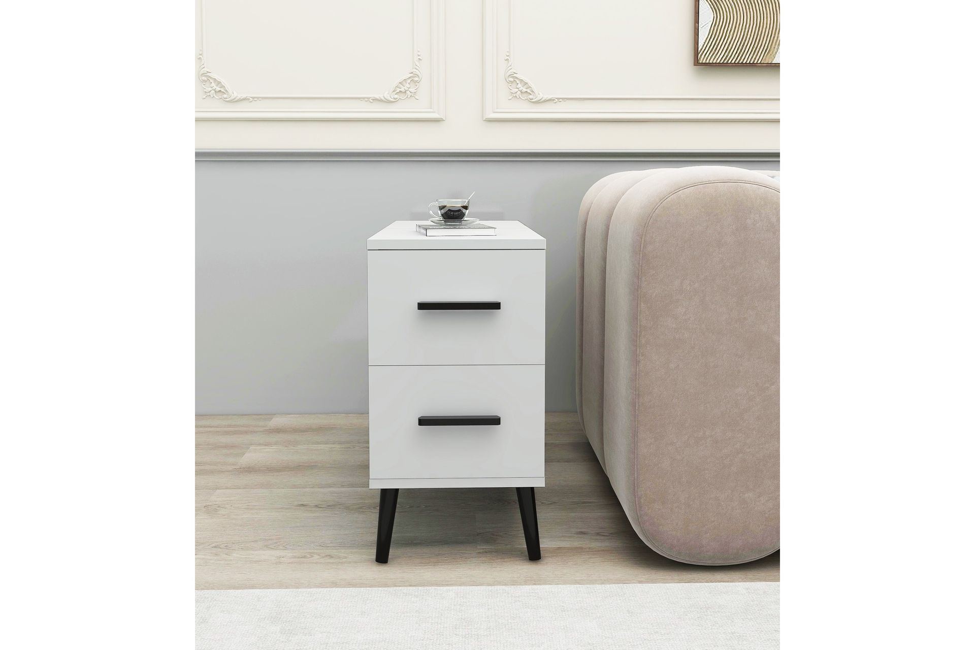 Island Skænk 30 cm - Hvid - Møbler - Borde - Aflastningsbord - Konsolbord & sidebord