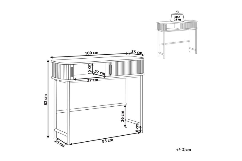 Konsolbord Jose - Møbler - Borde - Aflastningsbord - Entrébord