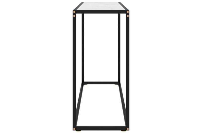 konsolbord 100x35x75 cm hærdet glas hvid - Hvid - Møbler - Borde - Aflastningsbord - Konsolbord & sidebord