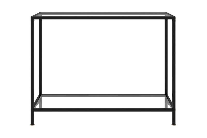 Konsolbord 100x35x75 cm hærdet glas transparent - gennemsigtig - Entrébord - Konsolbord & sidebord