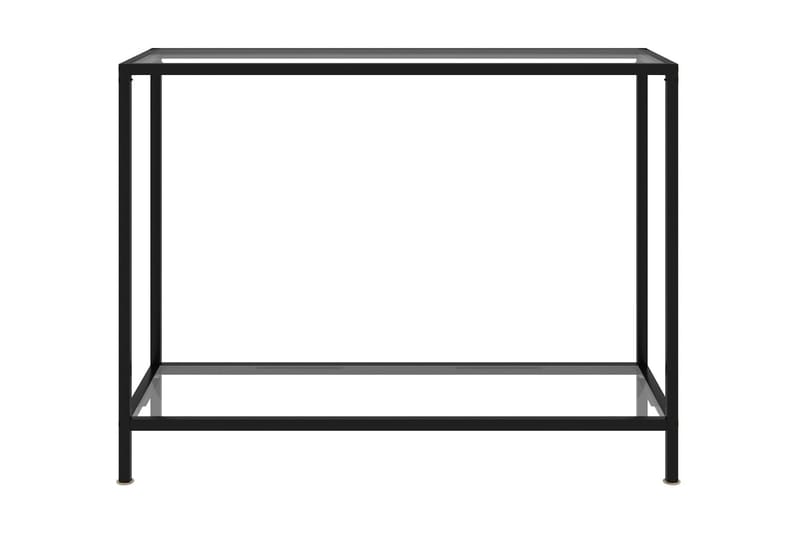 Konsolbord 100x35x75 cm hærdet glas transparent - gennemsigtig - Møbler - Borde - Aflastningsbord - Konsolbord & sidebord